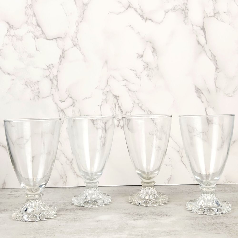 Anchor Hocking Vintage Clear BOOPIE or BERWICK 5.5" Medium Iced Tea Glasses
